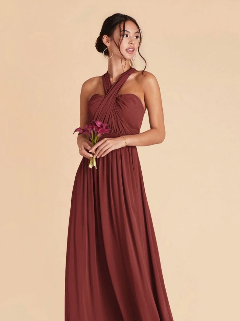 Birdy Grey - Grace Dress  Chiffon Rosewood